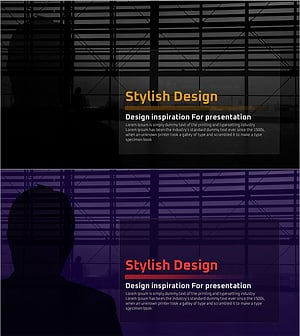 용의자 실루엣과 텍스트 박스 – 동적 아웃트로 디자인