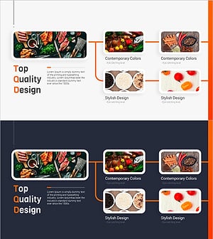 음식 재료 구성도의 혁신적 다이어그램