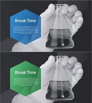 과학 실험 쉬는시간 – 스마트한 텍스트 디자인