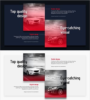 신차 출시 광고 슬라이드 – 시각적 매력과 마케팅 전략