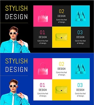 패션 트렌드 박스 다이어그램 – 스타일과 디자인