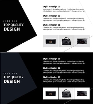 럭셔리 블랙 아이템 소개 – 제품의 우아함과 품질 강조