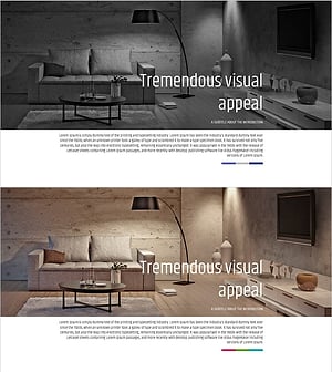 휴식 공간 디자인과 텍스트 – 시각적 매력을 극대화한 소개