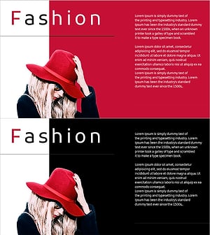 모던 패션 템플릿 – 사업 소개 및 추진 전략