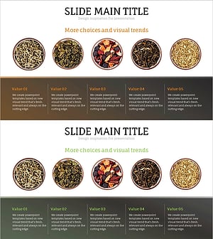 Cluster Diagram Slide for Introducing Medicinal Herbs