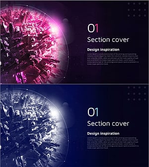 미래 우주도시 템플릿 간지