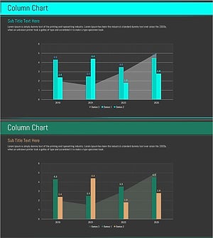 민트 그린 혼합형 그래프 – 시장 현황 분석