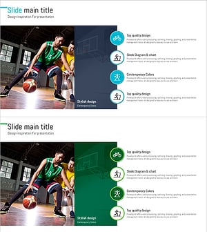 Basketball Photographs and Characteristic Text – Visualization of Business Strategies