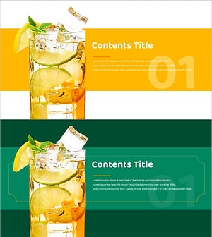 Stylish Slide Featuring Lemon Lime Juice