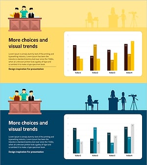 Trial PowerPoint Bundled Graph – Competitive Advantage Analysis