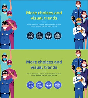 Diagram Slide Explaining COVID-19 Business Background