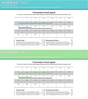 심플한 스케줄 계획표 - 효율적인 사업 관리