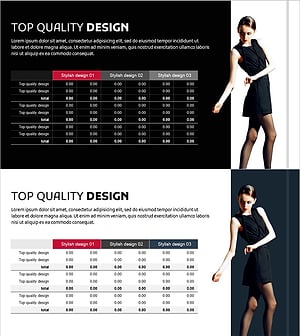 패션업 손익 분석표 - 재무 성과와 전략