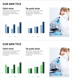 효율적인 데이터 시각화를 위한 세로 막대그래프 슬라이드