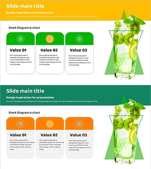 신제품 주스 생산 계획 프레젠테이션 템플릿