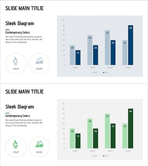 세로 막대그래프로 미래 성장 예측 – 혁신적 비전
