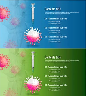 바이러스 백신 템플릿 목차 – 전문적 프레젠테이션의 시작