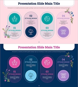 환경과 생물 보존을 위한 슬라이드 템플릿