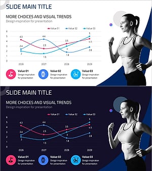 연간 운동량 기록 – 성과의 시각화