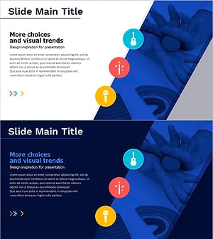 취미활동에 대한 슬라이드 – 시각적인 트렌드 소개