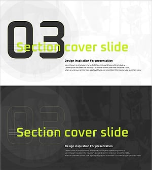 Comprehensive Sports Template Section Cover 03 - Dynamic Design
