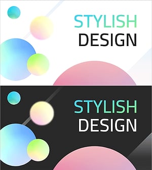 Circular Gradient Theme Intro Slide – Stylish Design