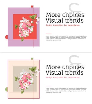부케 슬라이드02 – 시각적 영감을 주는 간지