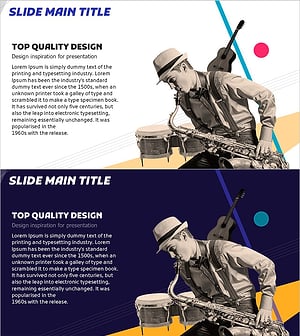 Musicians and Texts – Emotional Business Vision Presentation