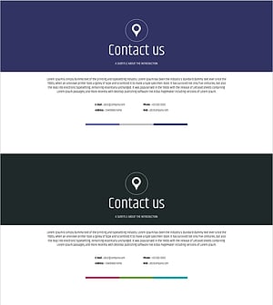 Purple Black Contact Slide – Company Introduction