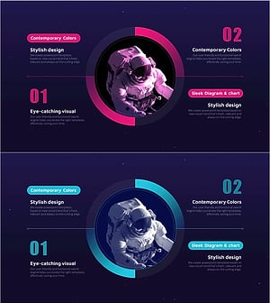 우주 탐사 프로젝트 전략 슬라이드 – 혁신적인 사업 비전