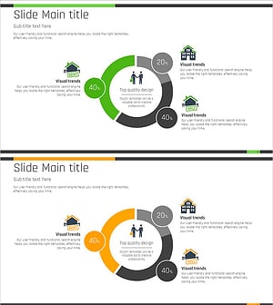 Real Estate Marketing Donut Chart – Market Share Analysis