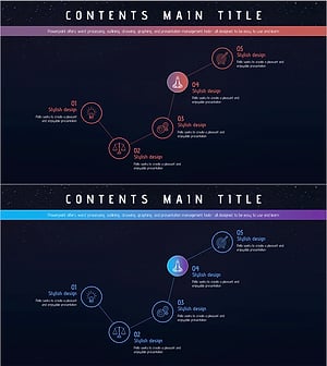 우주산업 연결 다이어그램
