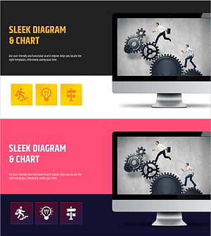 달리는 현대인 슬라이드 – 노력과 도전의 비주얼