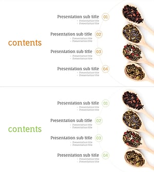 동양의학 템플릿 목차 – 심플하고 직관적인 구성