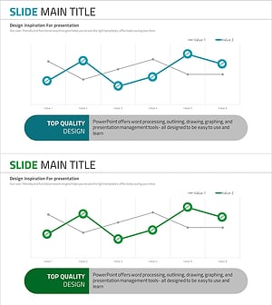 강조 꺾은선 그래프로 시장 분석 시각화