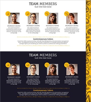 푸드 심사위원 소개 – 팀 소개용 슬라이드