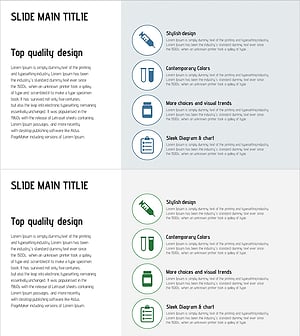 Stylish Design with Contemporary Colors Slide Template