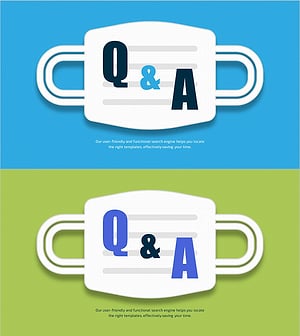 코로나 19 예방 템플릿 Q&A – 안전한 정보 안내