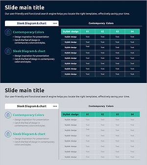 진료 기록 차트를 통한 시장 분석 – 전문적이고 현대적인 디자인