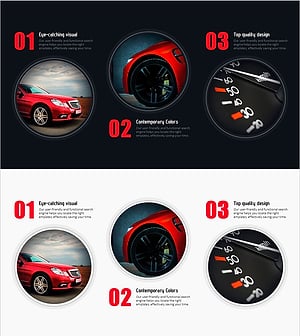 신차의 차별화된 기능 – 매력적 시각으로 표현