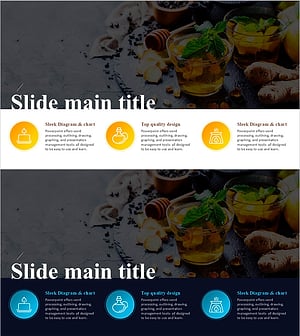 차 제조 방법을 설명하는 다이어그램 슬라이드 – 효율적 운영 전략