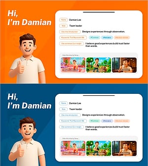 자기소개 및 아이스브레이킹 슬라이드 – 대표자 소개와 팀원 소통