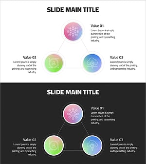 인공지능 사업 분야를 시각화한 다이어그램 슬라이드
