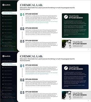 모던한 다이어그램 프레젠테이션 템플릿