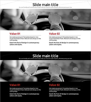 운전 시 주의사항 소개 템플릿 – 안전을 강조한 디자인