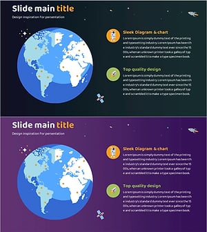 국가별 로켓발사 진행현황 슬라이드 – 체계적 데이터 전달
