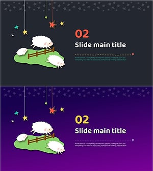 꿈 템플릿 간지02 – 창의적인 프레젠테이션