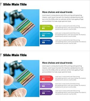 과학실험 목표 설정 – 사업 추진 전략을 지원하는 다이어그램