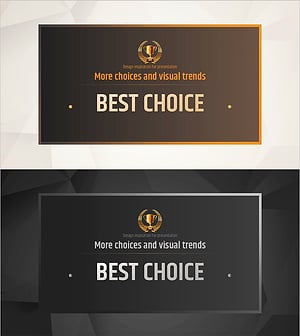 수상 템플릿 타이틀 박스 – 최고의 선택을 강조하는 프리젠테이션