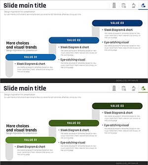계단 모양 일정 다이어그램 – 사업 추진 전략과 마케팅 목표